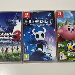 Nintendo switch 3 Games 
