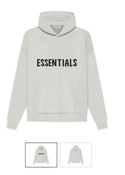 Fear of God Essentials Knit Pullover Hoodie (SS21) Light Heather Oatmeal
