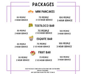 Mini Pancakes , Etc Bar