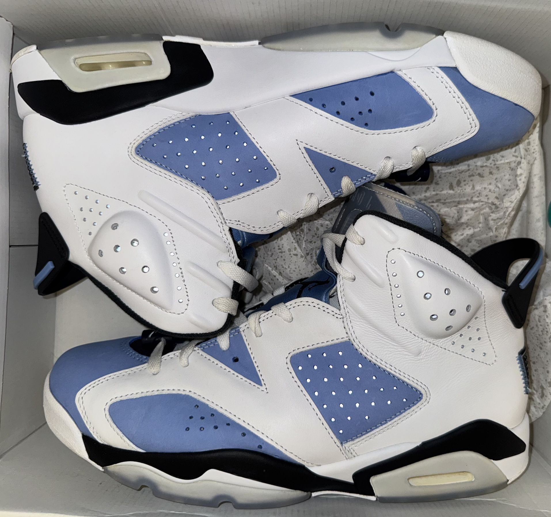 Jordan Retro 6 UNC MENS SNEAKERS SHOES SIZE 12