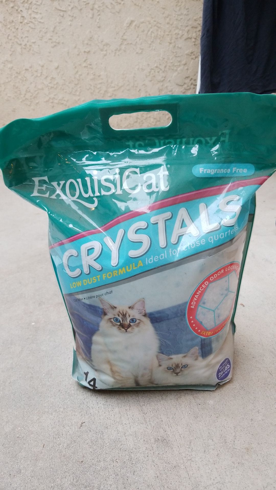 Exquisicat crystals cat litter 14lbs for Sale in Baldwin Park CA OfferUp