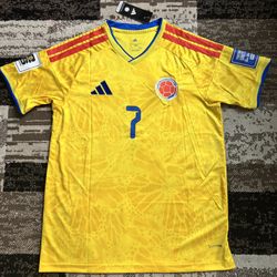 Colombia Jersey Luis Diaz #7 World Cup 2026