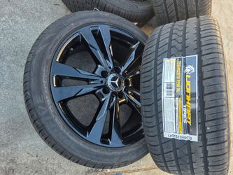 ORIGINAL 18" Staggerd MERCEDES BENZ C300 Wheels With tires and