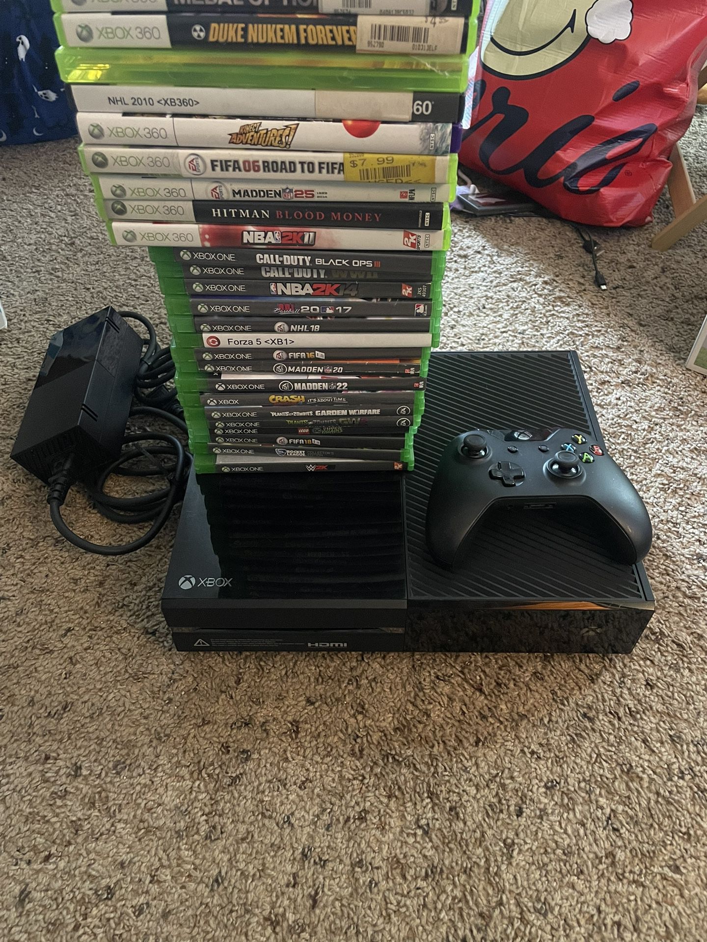 Xbox 1 With Games 
