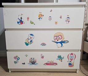 IKEA White 3-Drawer Dresser