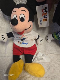 Club Disney Mickey Mouse Plush with Tags