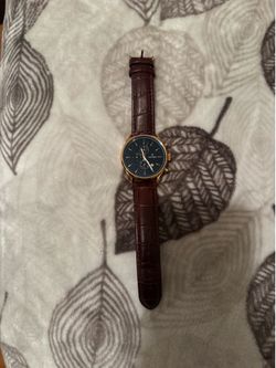 Vincero The Chrono S Gold & Brown Leather Watch