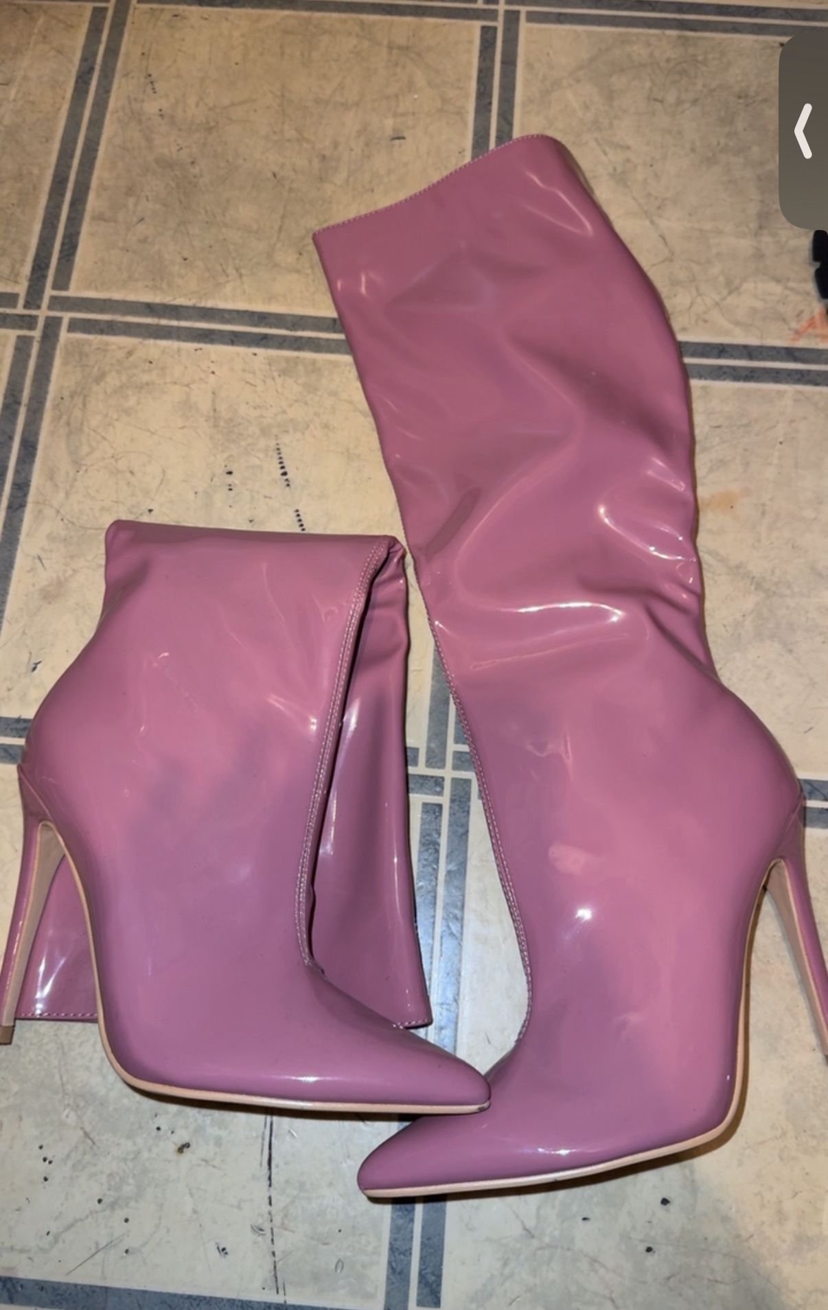 Pink Heels Boots
