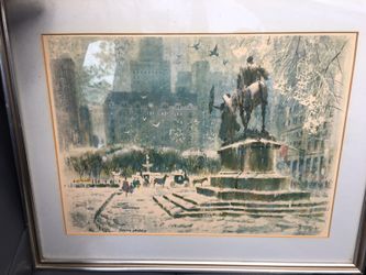 Ralph Avery original vintage painting