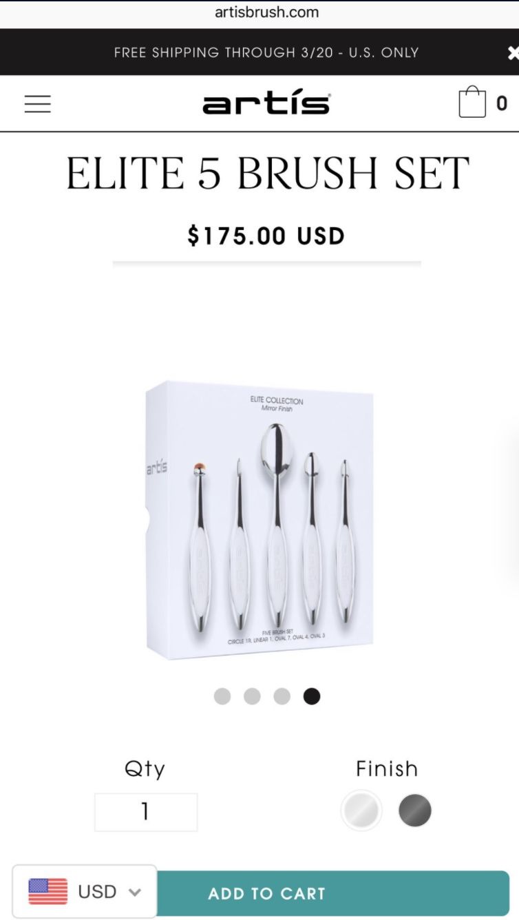 Artis Makeup Brush Set