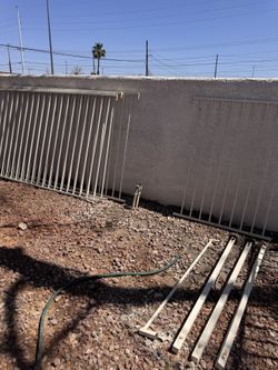 Pool Safety Fence Panels – Metal, Good Condition (Disassembled)
