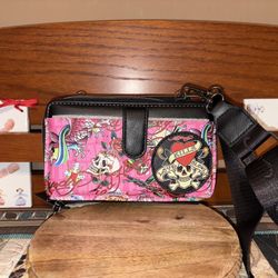 Ed Hardy Crossbody Wallet