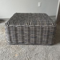 World Market Wicker Table