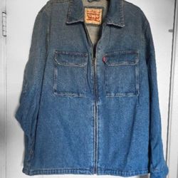 Men's Levi's Denim Blue Trucker Jacket Workwear XL