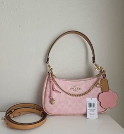 pink coach bag