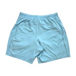 Lululemon Pace Breaker Shorts Mens Large L Blue 7” Lined Gym Running Work Out