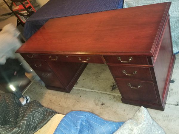 Cherry Oak Desk Steelcase Wood Furniture For Sale In Medford Or
