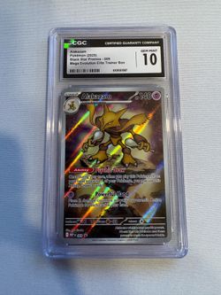 Alakazam 009 Mega Evolution Promo Holo Graded 10 Stage 2 140 HP EN 2025