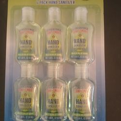 1 oz 6 Pack Hand Sanatizer 