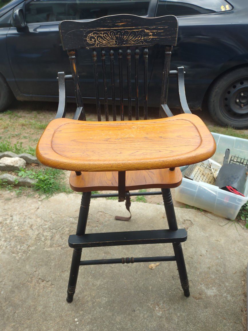 Antique Hitchcock High Chair