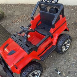 KIDS Ride on 12V ELECTRIC CAR SUNSHINE JEEP, 
