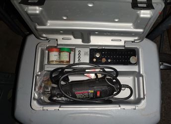 Vintage Dremel Moto-Tool Model 395 Type 5 Variable Speed Rotary Tool Kit w/ Case & Bits