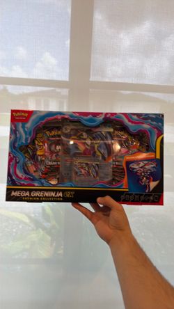 Pokémon TCG Mega Greninja ex Premium Collection Box — Factory Sealed