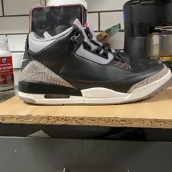 Jordan 3 Black Cement (NO BOX)