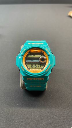 Casio G-Shock GLX 150 b Tide And Moon Green/Orange Combo
