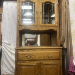 China Cabinet Hutch 