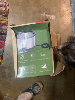 6.5L Heated Stainless Steel Pet Water Bowl – New