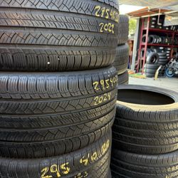 20” tires semi new michelin 295/40/20 with free installation $80 each 