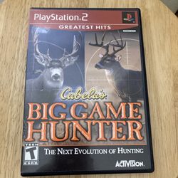 Ps2 Greatest Hits Cabela’s Big Game Hunter 