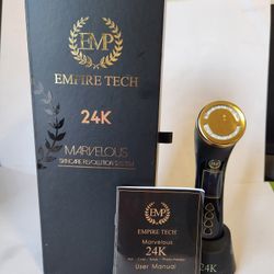 EMP 24K Gold Pro Skincare Revolution System & EMP neck Device