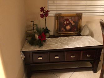 Small Brown Table