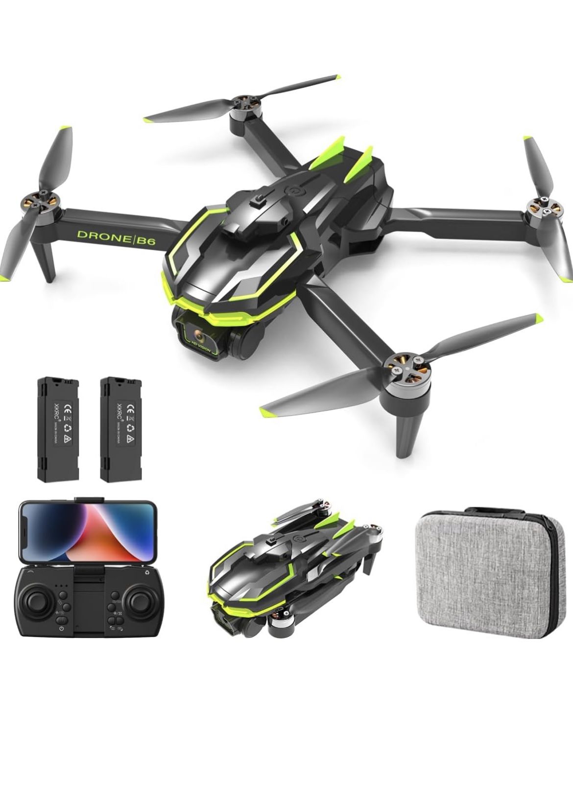 Brand New Drone with Camera 1080P HD Brushless Motor Drone with 35 Mins Long Flight Time One Key Start RC Quadcopter Drone