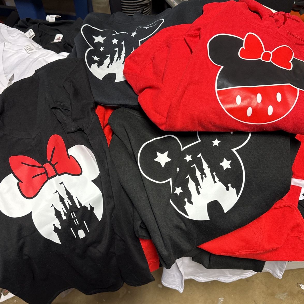 Mickey Minnie Hoodies And Tshirts