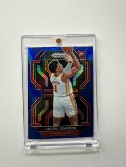 2021-22 Panini Prizm - RARE SSP Jalen Johnson #305 Blue Hyper Prizm (RC)