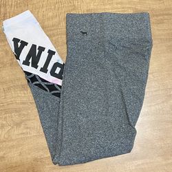 Pink Yoga Victorias Secret leggings marl gray blue green tie dyed criss cross SP