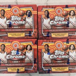 2025 Topps Chrome Mcdonald’s All-american Basketball Hobby Box Sealed