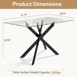 Glass Dining Table