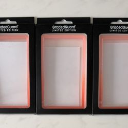 Lot Of 3 Graded Guard PSA Rosè Card Protector Limited Edition