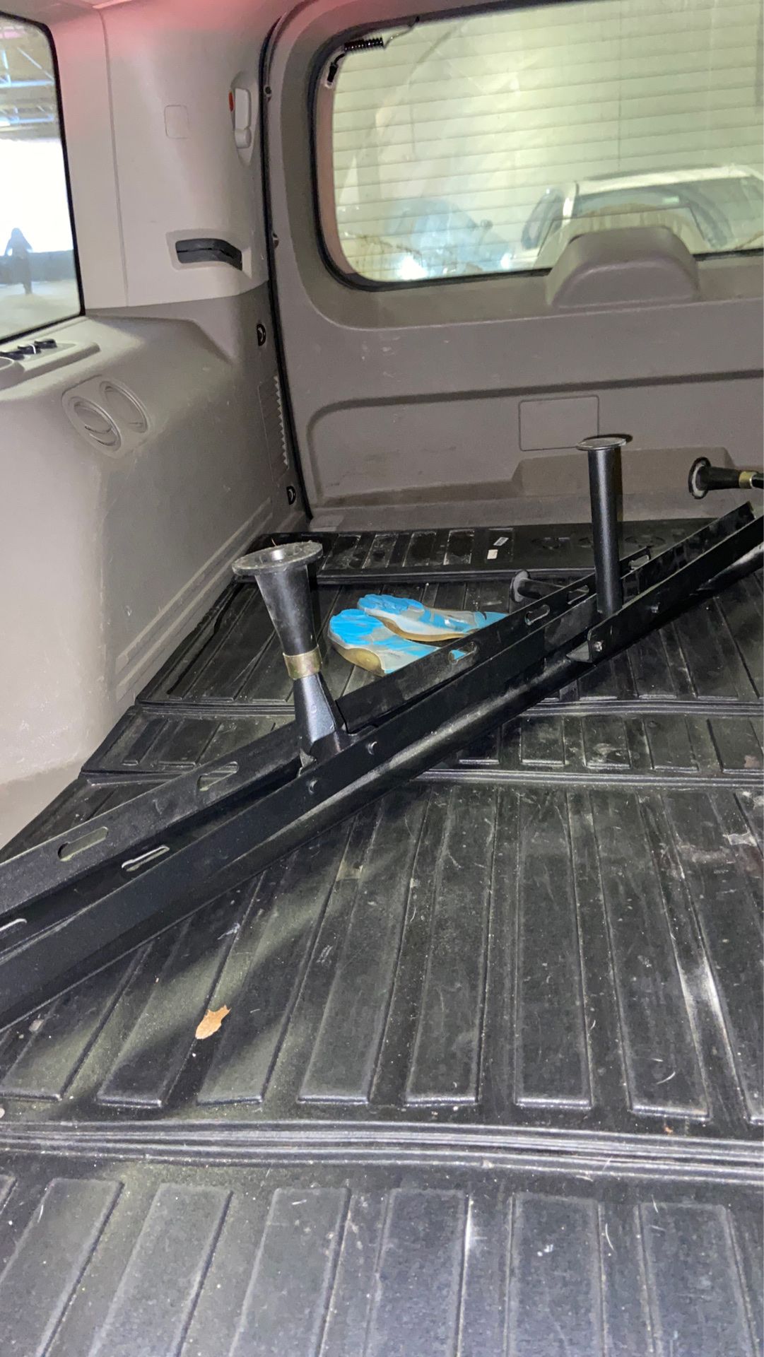 Free metal bed frame missing one bolt