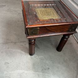 Antique Coffee Table From Indian )24H) W24🌸🌼