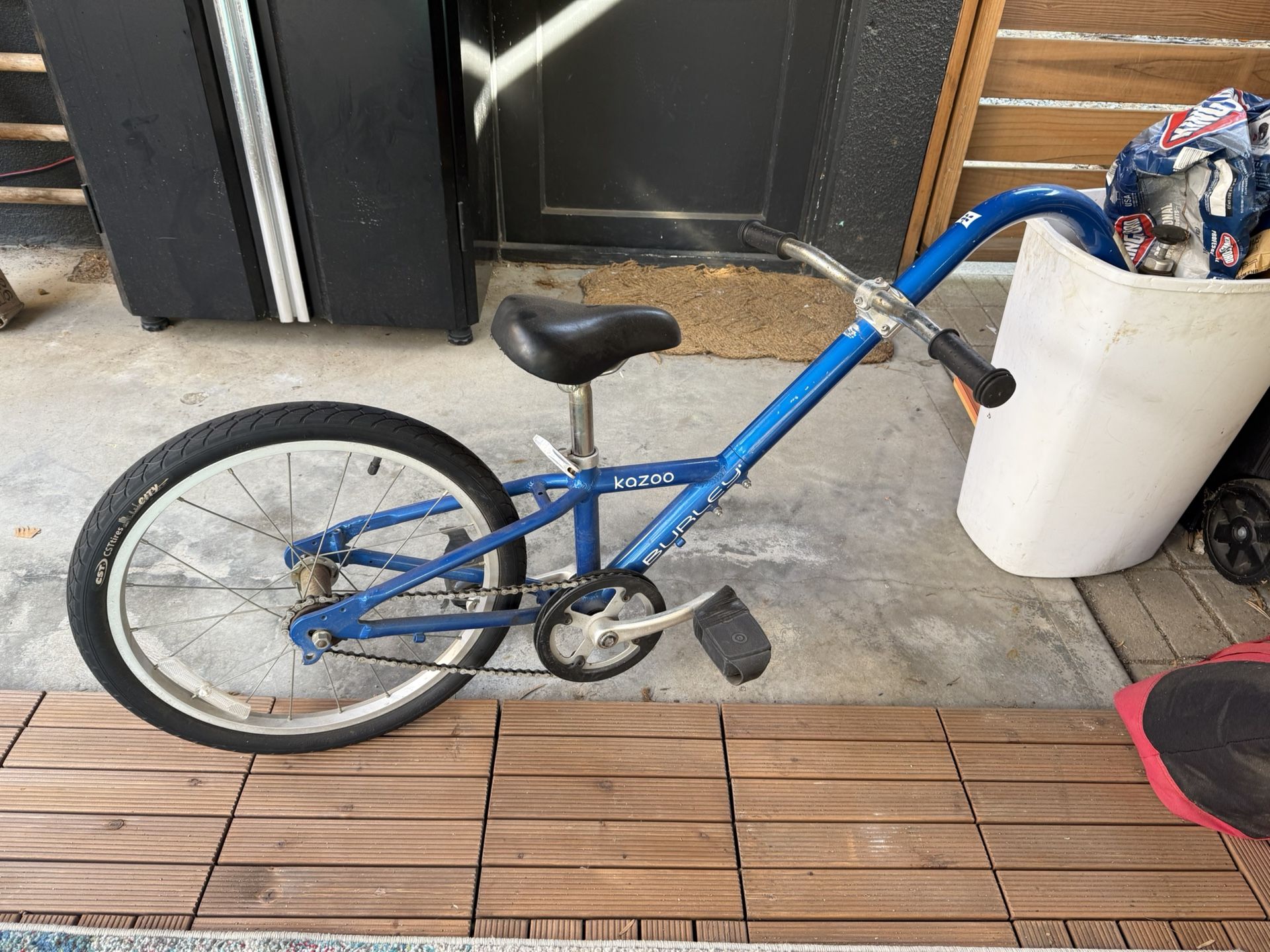 Burley Trailer Bike W Moose Rack