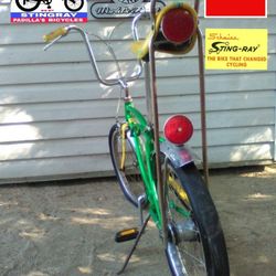 1979 Schwinn Stingray Banana Seat Green And Yellow 20