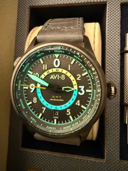 AVI-8 GMT Automatic World Time Watch