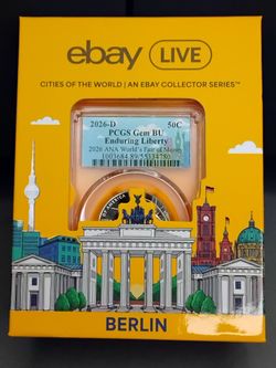 2026-D 50C Enduring Liberty PCGS Gem BU Berlin eBay Live