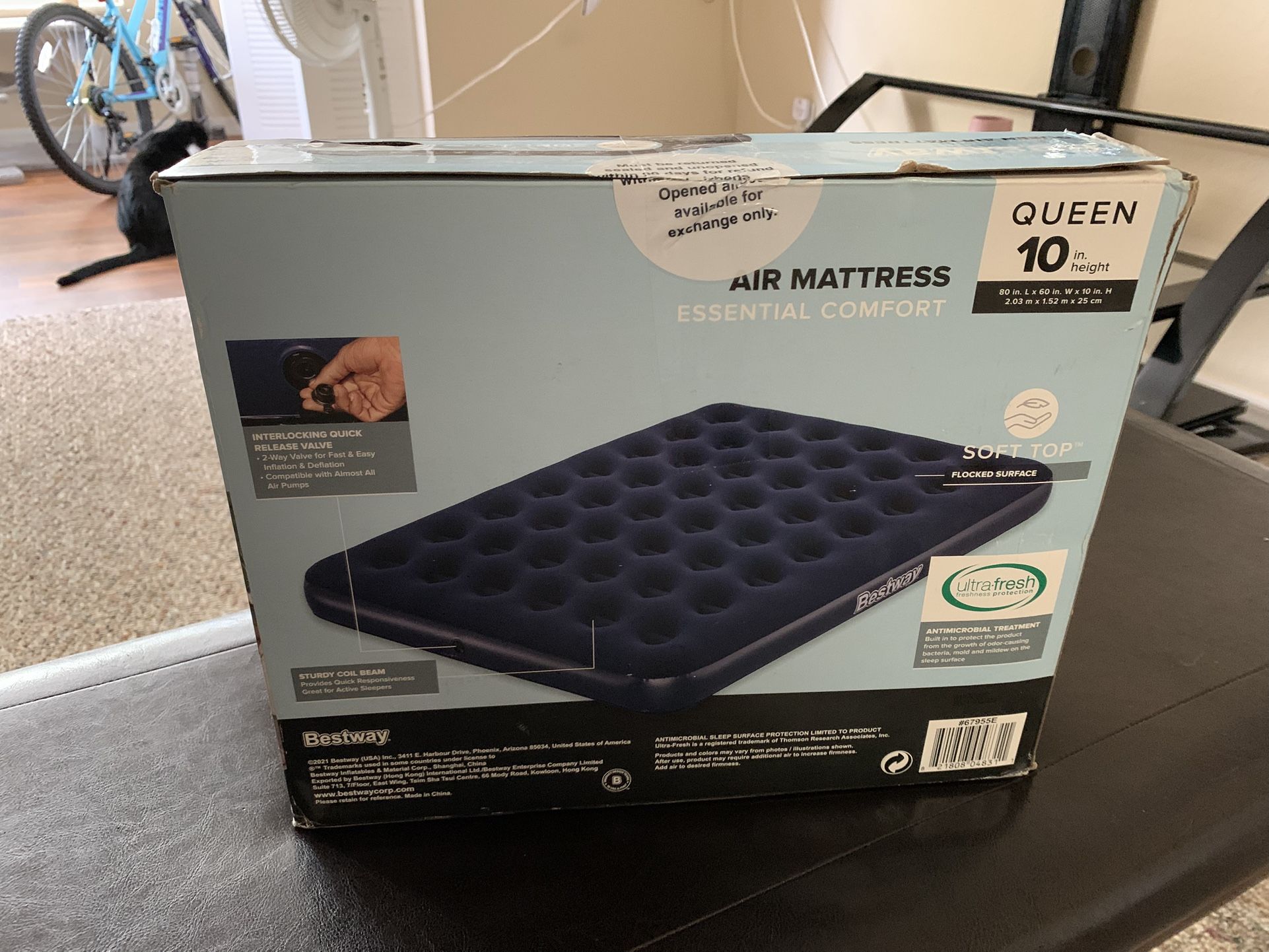 air mattress. queen