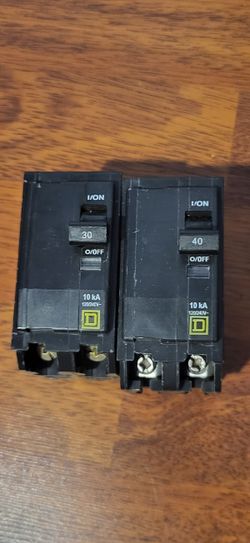 Double Pole Breakers.